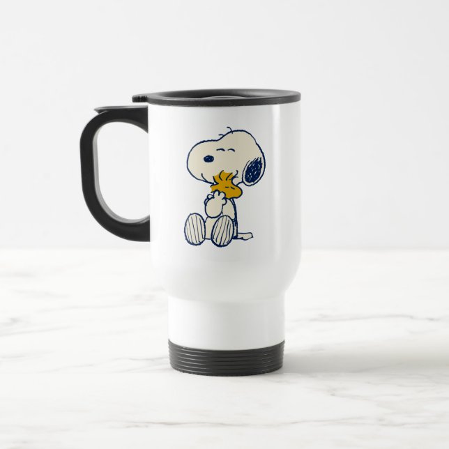 Mug De Voyage cacahuètes en fleur (Gauche)