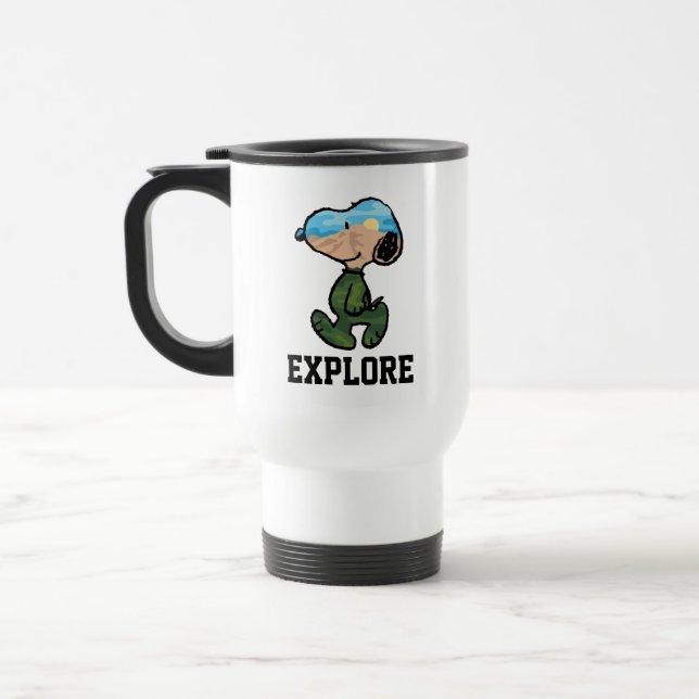 Mug De Voyage cacahuètes | Grande neige extérieure (Gauche)