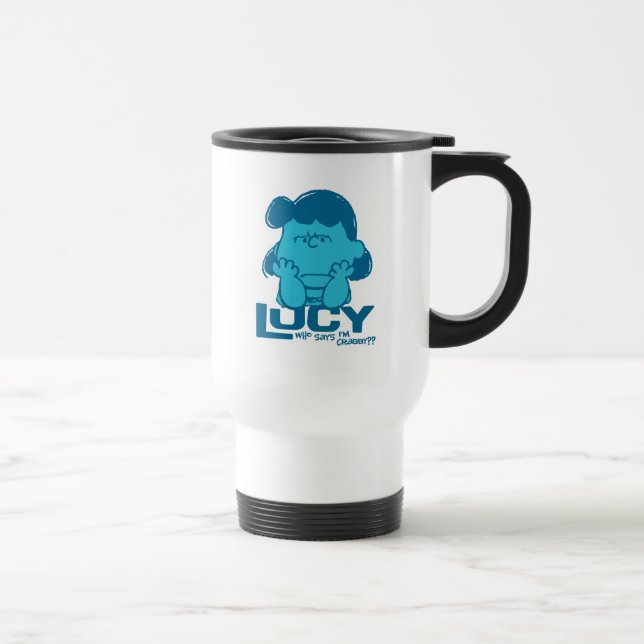 Mug De Voyage cacahuètes | Lucy Who Says I'm Crabby? ? (Droite)
