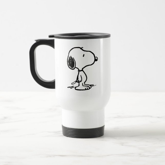 Mug De Voyage cacahuètes | Snoopy (Gauche)