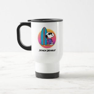 Mug De Voyage cacahuètes Snoopy Beach Beagle