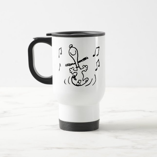 Mug De Voyage cacahuètes | Snoopy Dancing (Gauche)