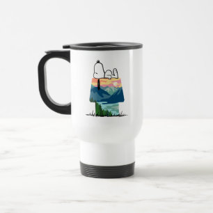 Mug De Voyage cacahuètes   Snoopy Dog House Go Wild