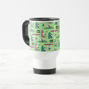 Mug De Voyage cacahuètes   Snoopy Ocean High Tide Motif