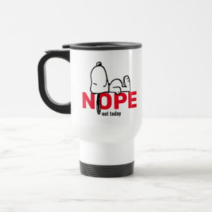 Mug De Voyage cacahuètes   Snoopy Pas aujourd'hui