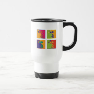 Mug De Voyage cacahuètes   Snoopy Pop Art Moderne