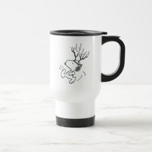 Mug De Voyage cacahuètes   Snoopy Reindeer