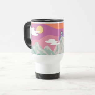 Mug De Voyage cacahuètes Snoopy & Troop Randonnée la montagne