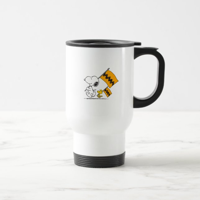 Mug De Voyage cacahuètes | Snoopy & Woodstock (Droite)