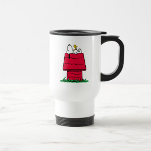 Mug De Voyage cacahuètes   Snoopy & Woodstock Doghouse