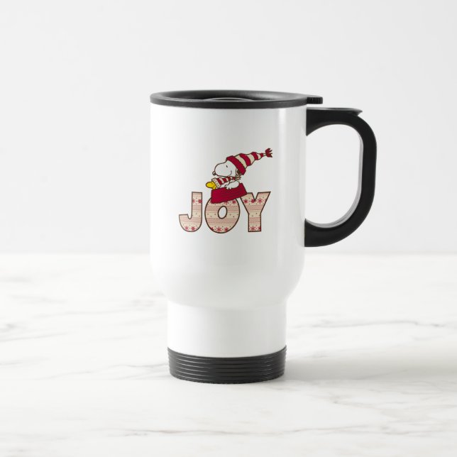 Mug De Voyage cacahuètes | Snoopy & Woodstock Joy Sled Ride (Droite)