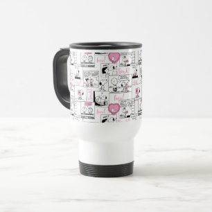 Mug De Voyage cacahuètes   Valentine Heart Love Motif