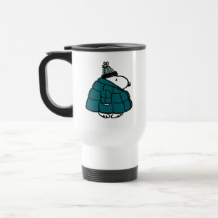 Mug De Voyage cacahuètes Veste Snoopy Winter Puffer