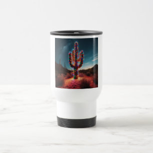 Mug De Voyage Cactus du désert du sud-ouest de Noël