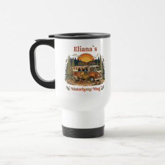 Mug De Voyage Cadeau de camping en camping-car personnalisé pour