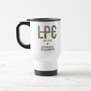 Mug De Voyage Cadeau de conseiller professionnel autorisé LPC p