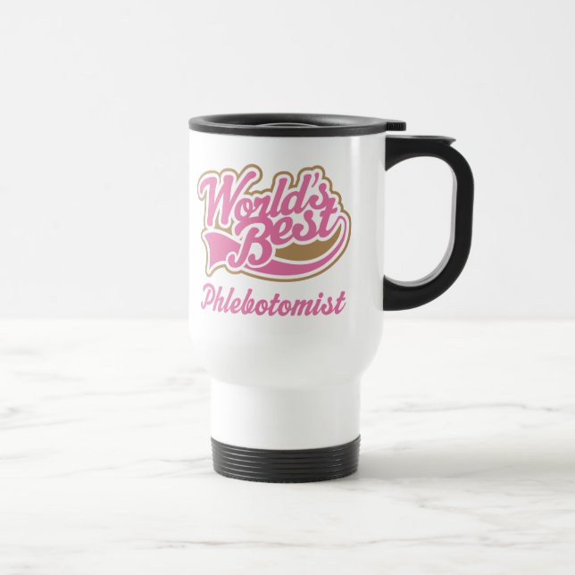 Mug De Voyage Cadeau de Phlebotomist (Droite)