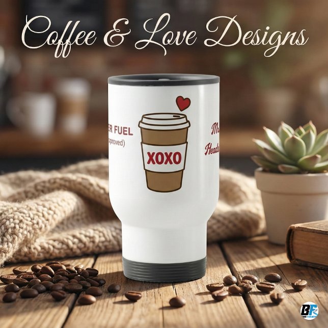 Mug De Voyage Cadeau de professeur pour la Saint-Valentin Cœur d (Créateur téléchargé)