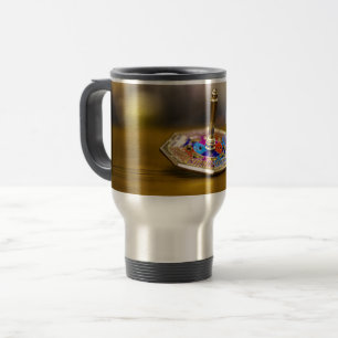 Mug De Voyage Cadeau de toupie de Hanukkah SlipperyJoe base octo