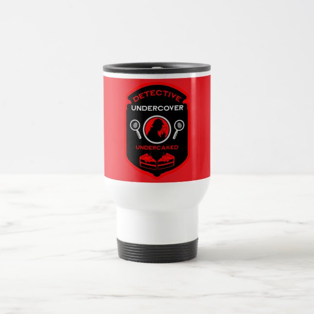Mug De Voyage Cadeau Drôle À Thème Inspecteur (Centre)