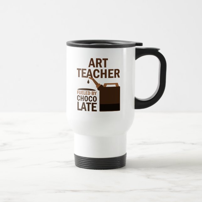 Mug De Voyage Cadeau (drôle) de professeur d'art (Droite)