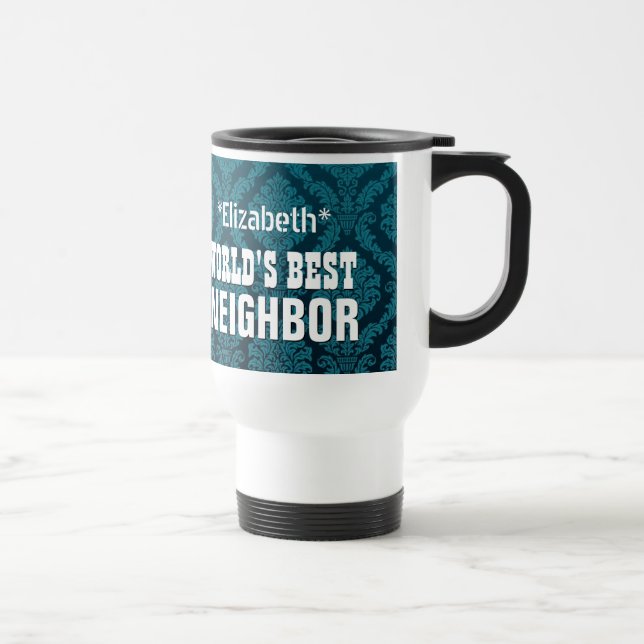 Mug De Voyage Cadeau fait sur commande V05 de la meilleure (Droite)