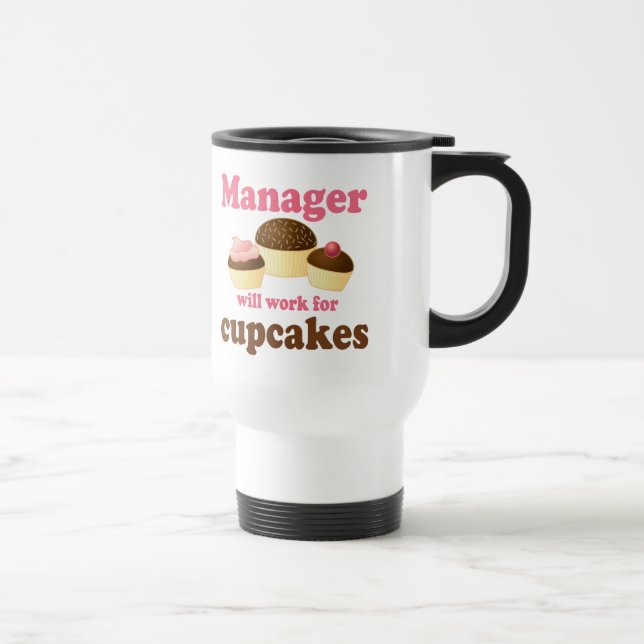 Mug De Voyage Cadeau mignon de profession de directeur de petits (Droite)