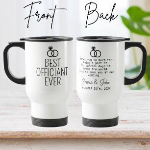 Mug De Voyage Cadeau Officiel De Mariage Personnalisé Meilleur O