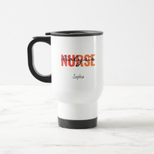 Mug De Voyage Cadeau personnalisé avec nom d'infirmière de dialy