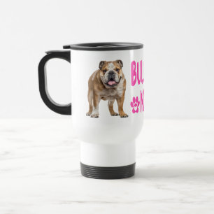 Mug De Voyage Cadeau pour maman de Bulldog anglais mignon Amoure