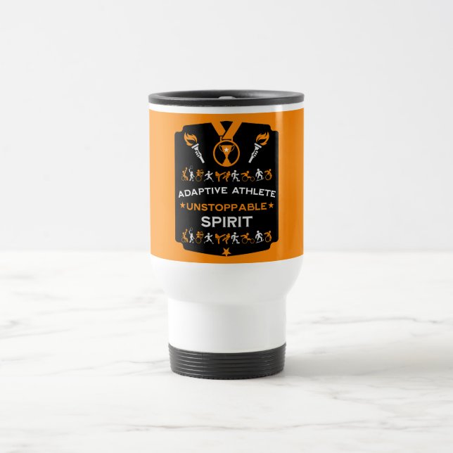 Mug De Voyage Cadeau sportif Adaptive Handicap (Centre)