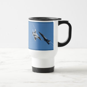 Mug De Voyage Cadeau Supersonic Airforce Jet-Fighter Designer