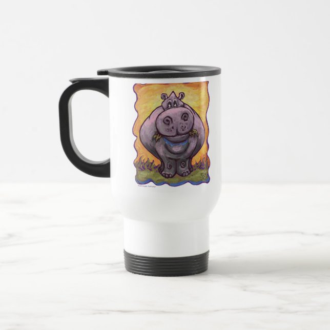 Mug De Voyage Cadeaux & Accessoires Hippopotame (Gauche)