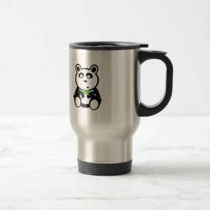 Mug De Voyage Cadeaux blancs noirs de destin d'ours panda