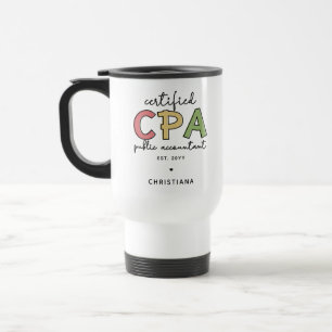 Mug De Voyage Cadeaux comptables publics certifiés CPA personnal