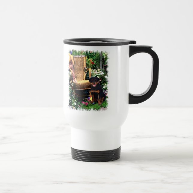 Mug De Voyage Cadeaux d'art Rottweiler (Droite)
