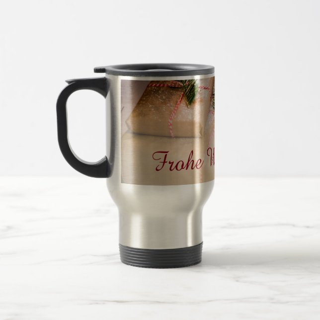 Mug De Voyage Cadeaux de fête comme motif de Noël (Gauche)