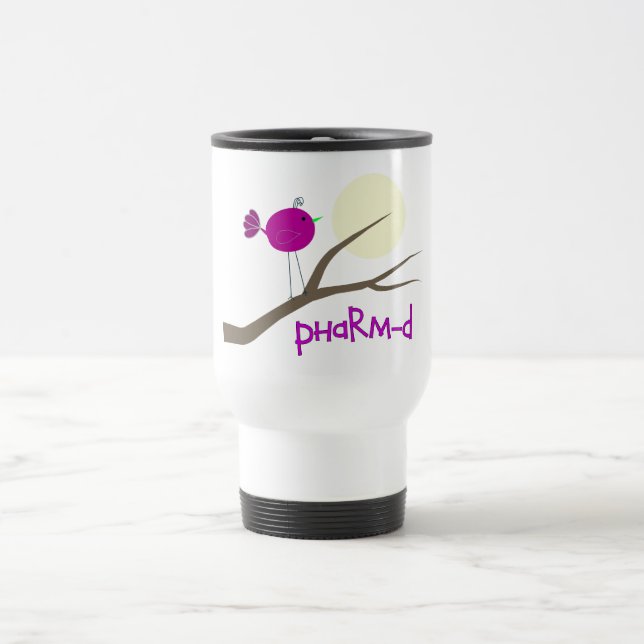 Mug De Voyage Cadeaux de PharmD d'étudiant de pharmacie (Centre)
