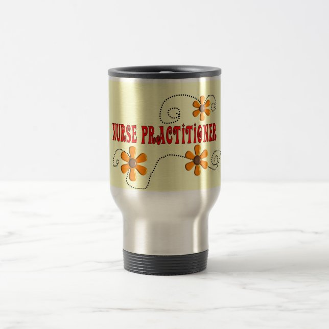 Mug De Voyage Cadeaux de praticienne d'infirmière (Centre)