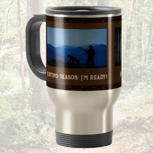 Mug De Voyage Cadeaux de retraite de chasse personnalisés pour p
