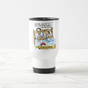 Mug De Voyage Cadeaux drôles de petit déjeuner Lincoln, T-shirts