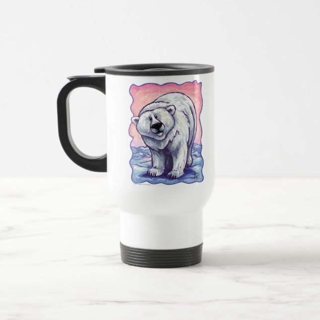 Mug De Voyage Cadeaux et accessoires d'ours polaires (Gauche)