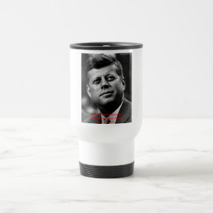 Mug De Voyage Cadeaux et carte de citation de sagesse JFK "Pardo