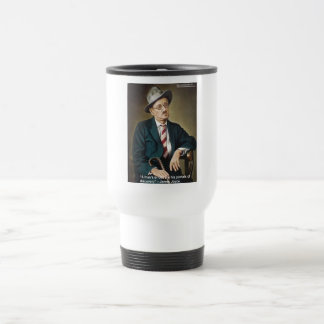 Mug De Voyage Cadeaux et Cartes de Citation James Joyce "Erreurs