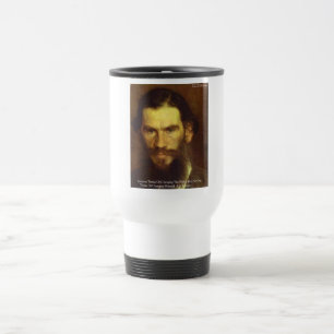 Mug De Voyage Cadeaux et T-shirts de sagesse de Tolstoy "Changez