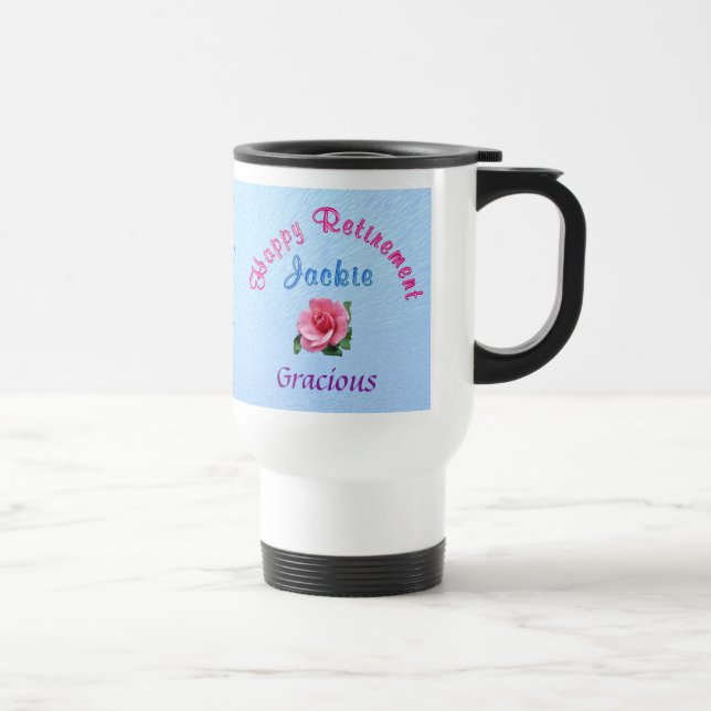 Mug De Voyage Cadeaux faits sur commande de retraite pour (Droite)