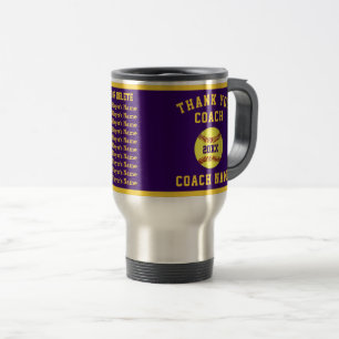 Mug De Voyage Cadeaux Mercis pour entraîneurs de softball, Musi