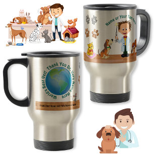 Mug De Voyage Cadeaux Personnalisés et Originaux pour Vétérinair