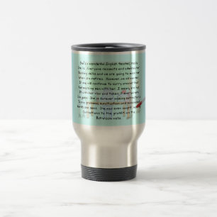 Mug De Voyage Cadeaux retirés d'art d'histoire de professeur