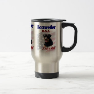 Mug De Voyage Cadeaux Rottweiler amoureux
